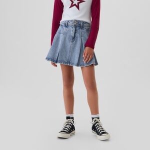 Gap American Girl Light Wash Denim Mini Skirt Size 10